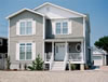 Narrow lot open floor plan 4 or 5 bedroom 3 full baths custom designed modular home, Jersey Shore.